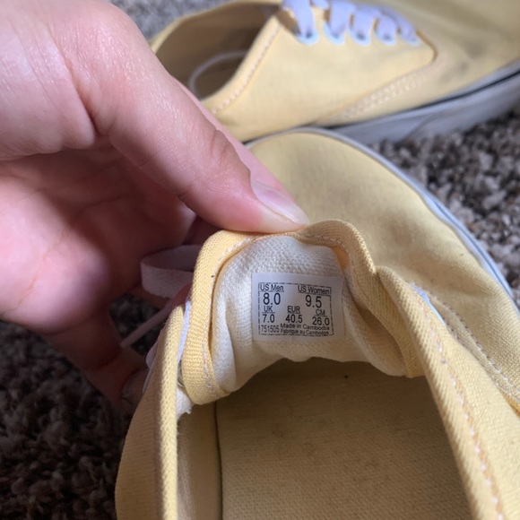 Yellow Vans - Picture 2 of 5